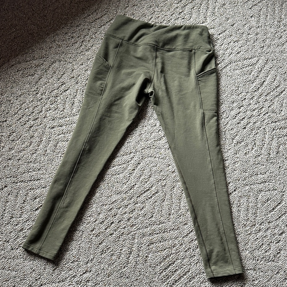 Woolx women's leggings. Merino wool. Small. Pockets! - Picture 4 of 4